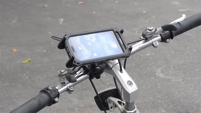 Arkon's SM632 Galaxy S5/S4 Bike and Motorcycle Handlebar Mount