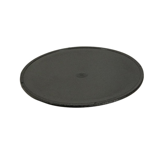 The 90mm High-Performance Adhesive Mounting Disk for Car and Truck Dashboards features a round, flat black design with a slightly raised edge, ideal for secure dashboard mount applications using strong adhesive.