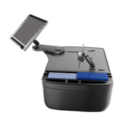 Introducing the AutoExec Reach Front Seat Car Desk with RoadVise® Ultra Pro Drill-Base Mount—a versatile and secure mobile workstation featuring a sturdy desk surface with dedicated trays for holding papers and accessories, plus a built-in mount for your devices. Designed for efficient document management and productivity on the go, it’s perfect for any car desk or mobile office setup.