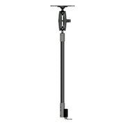The 18″ Seat Rail Mount with VESA Mounting Pattern features an adjustable, telescoping rod and swivel joints, providing a secure solution for mounting electronic devices like projectors or cameras, and is compatible with VESA mount standards for versatile installation options.