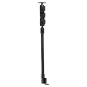 A rugged OCTO™ Ratcheting Arm with an 18″ heavy-duty seat rail mount and AMPS mounting pattern—offering the same durability you’d expect from a premium heavy-duty tablet mount.