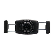 The Mobile Grip 3 Universal Smartphone Holder is a black device with two extendable, spring-loaded arms and a central circular lock, shown front-facing on a white background—perfect for securely mounting your smartphone.