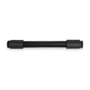 The OCTO™ Series 13.25” Flexible Extension Pole, a black cylindrical rod with ribbed texture and smooth end caps, is shown horizontally against a white background—ideal for use as a gooseneck accessory or extension.