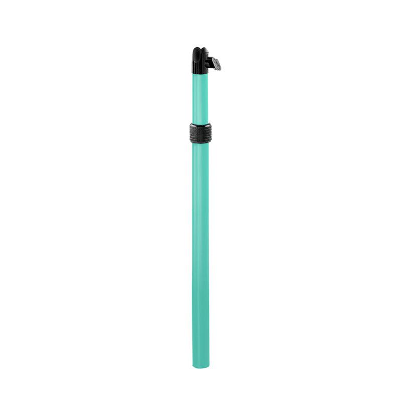 Upgrade your Arkon Mounts Pro Stand or Remarkable Creators Stand with the TEAL Post/Shaft Upgrade Replacement for Pro Stands—featuring a teal telescopic pole, black plastic locking mechanism, and clip at the top.