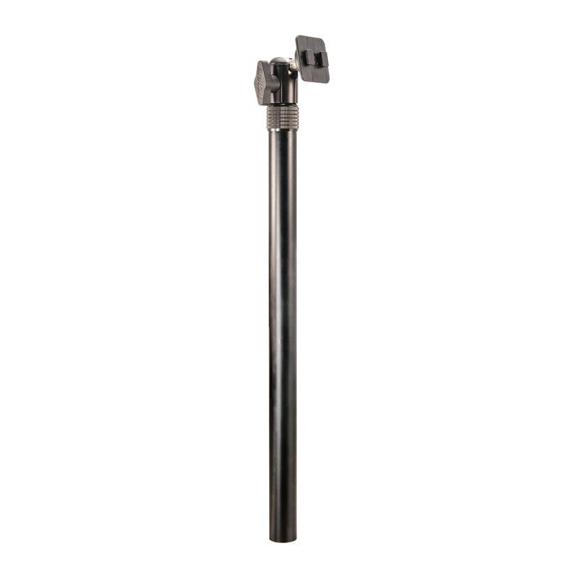 The TW Broadcaster Live Streaming Extension Kit features a 29-inch black metal pole with an adjustable clamp and Dual-T Head, perfect for attaching a bike saddle and streaming your cycling adventures.