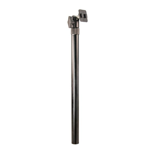 The TW Broadcaster Live Streaming Extension Kit features a 29-inch black metal pole with an adjustable clamp and Dual-T Head, perfect for attaching a bike saddle and streaming your cycling adventures.